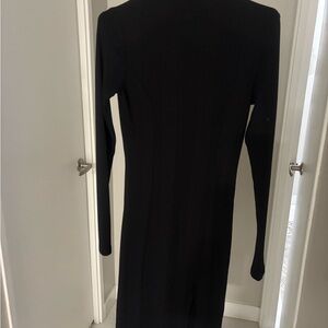 Forever 21 Black Long Sleeve Dress
